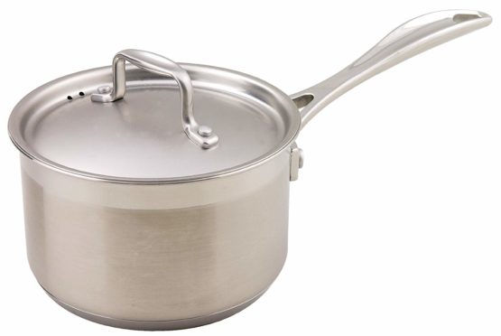 Swift Supreme 14 cm 1.3 Litre Stainless Steel Saucepan and Lid - Image 2
