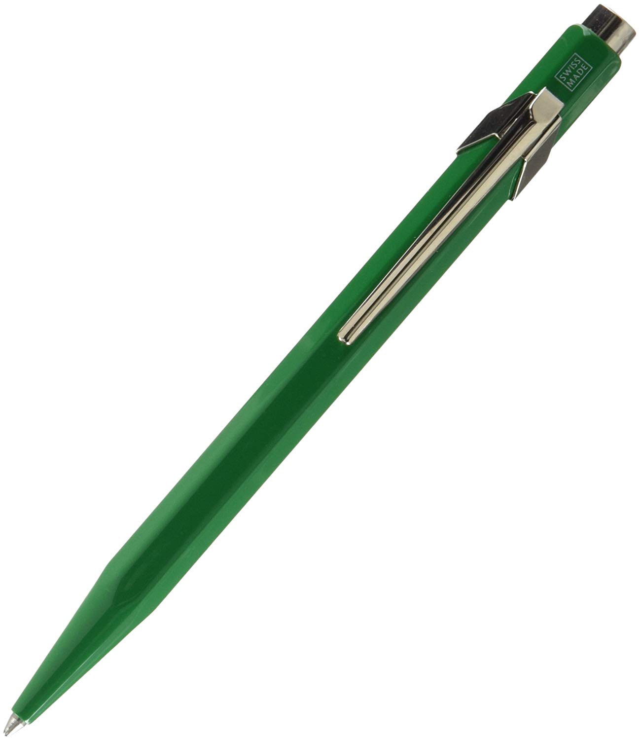 Caran d'Ache 849 Metal Range Ball Pen - Green, 1 count (Pack of 1), Green / Silver - Image 2