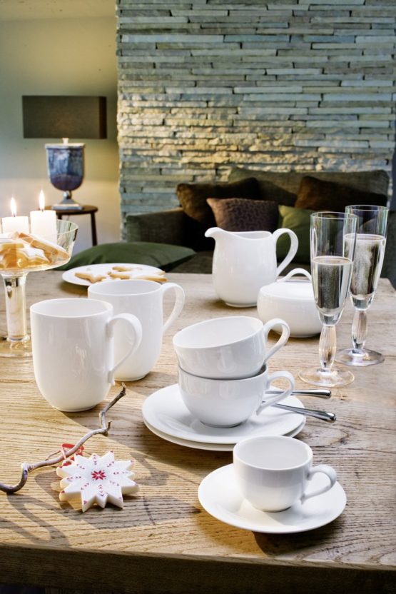 Villeroy & Boch New Cottage Basic Cappuccino Cup, 390 ml, Height: 7 cm, Premium Porcelain, White - Image 2