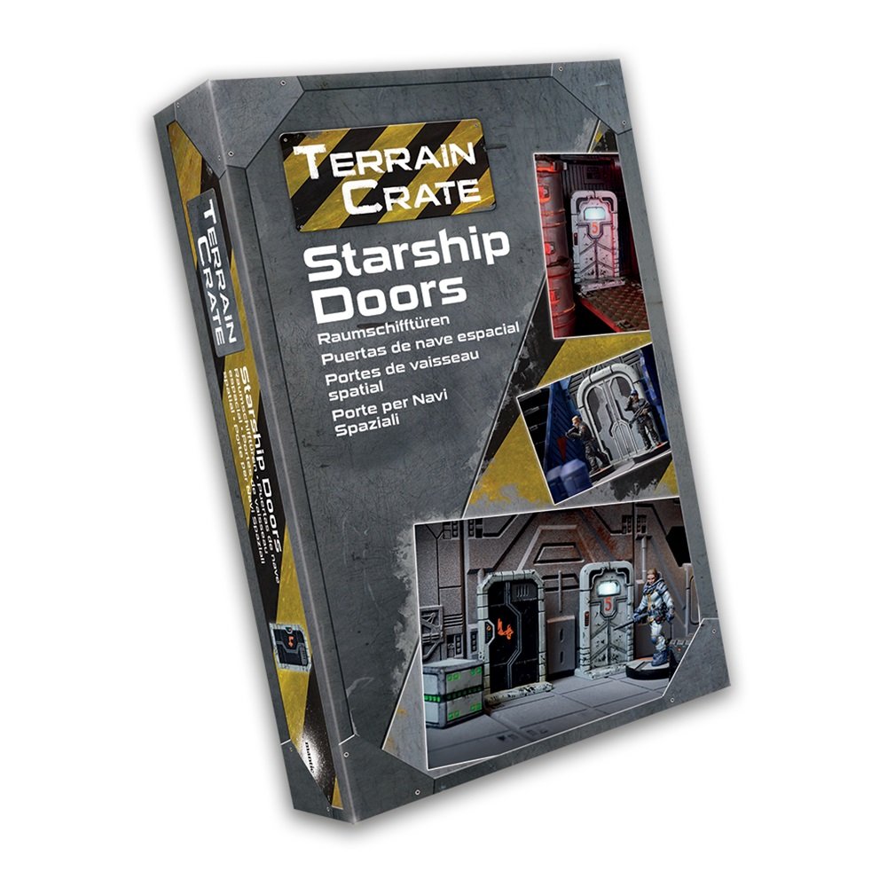 Terrain Crate: Starship Doors by Mantic Games, Multicoloured