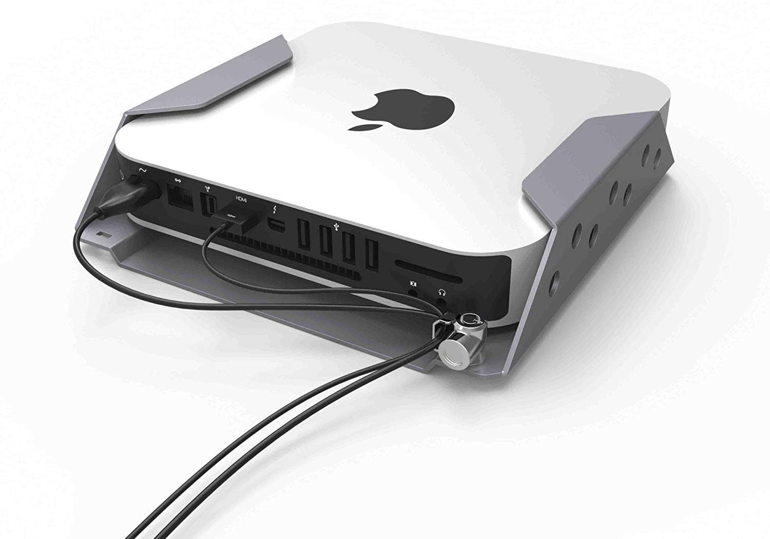 Compulocks Mac mini Security Mount with Keyed LockHead for all Mac mini inclduing 2020 M1 A2348, A1993, A1347 (MMEN76)