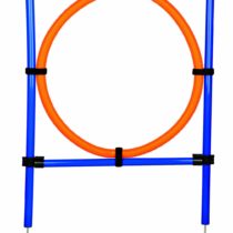 Trixie Dog Activity Agility Ring, 115 ﾗ 3 cm 65 cm, Orange/ Blue