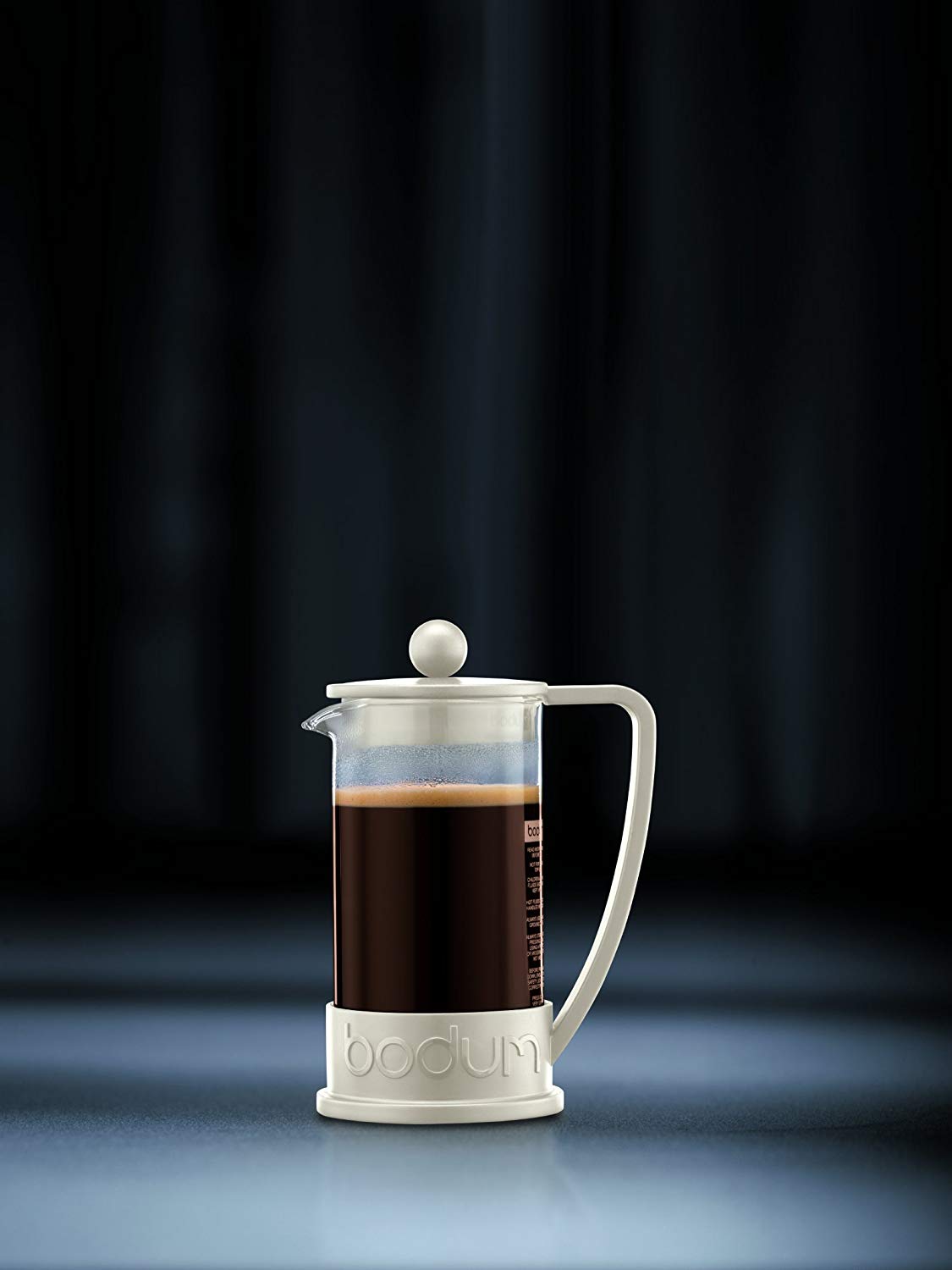 BODUM Brazil 3 Cup French Press Coffee Maker, Off White, 0.35 l, 12 oz, 3 Cups - Image 2