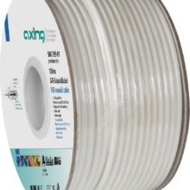 Axing SKB 395-01 Triple-Shielded Coaxial Cable for SAT CATV Installation 100 m white