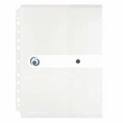 Herlitz A4 Filing Paper Document Folder - Transparent Colourless (Pack of 6)