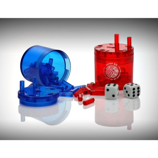 BestSaller 3011 ABS Family Super Six Travel Game, Small, 5 X 5 cm, Red, Ø 5 cm - Image 4