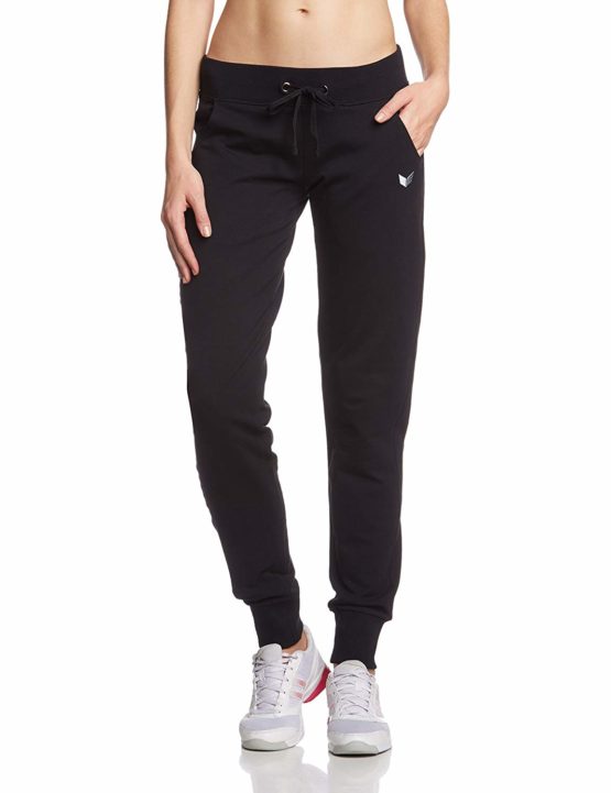 Erima Women's Casual Basics Sweatpants with Waistband, Black