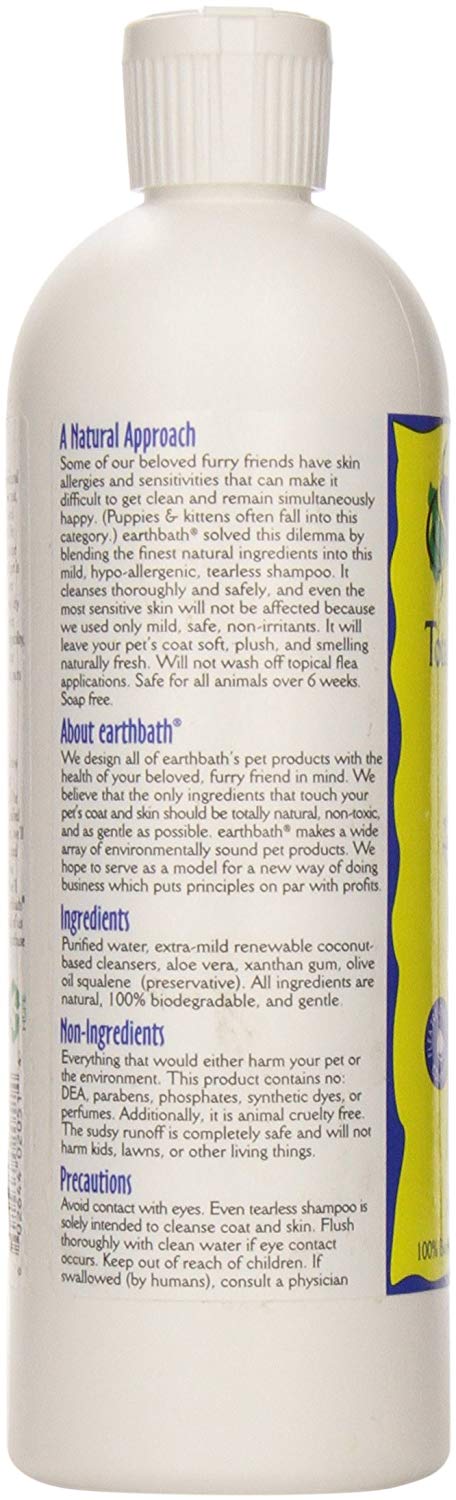 Earthbath Hypo Allergenic Pet Shampoo, 472 ml, 472 ml (Pack of 1) - Image 3