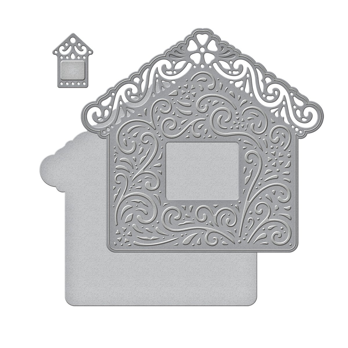 Spellbinders S4-480 Floral Cottage Die Template, Gold