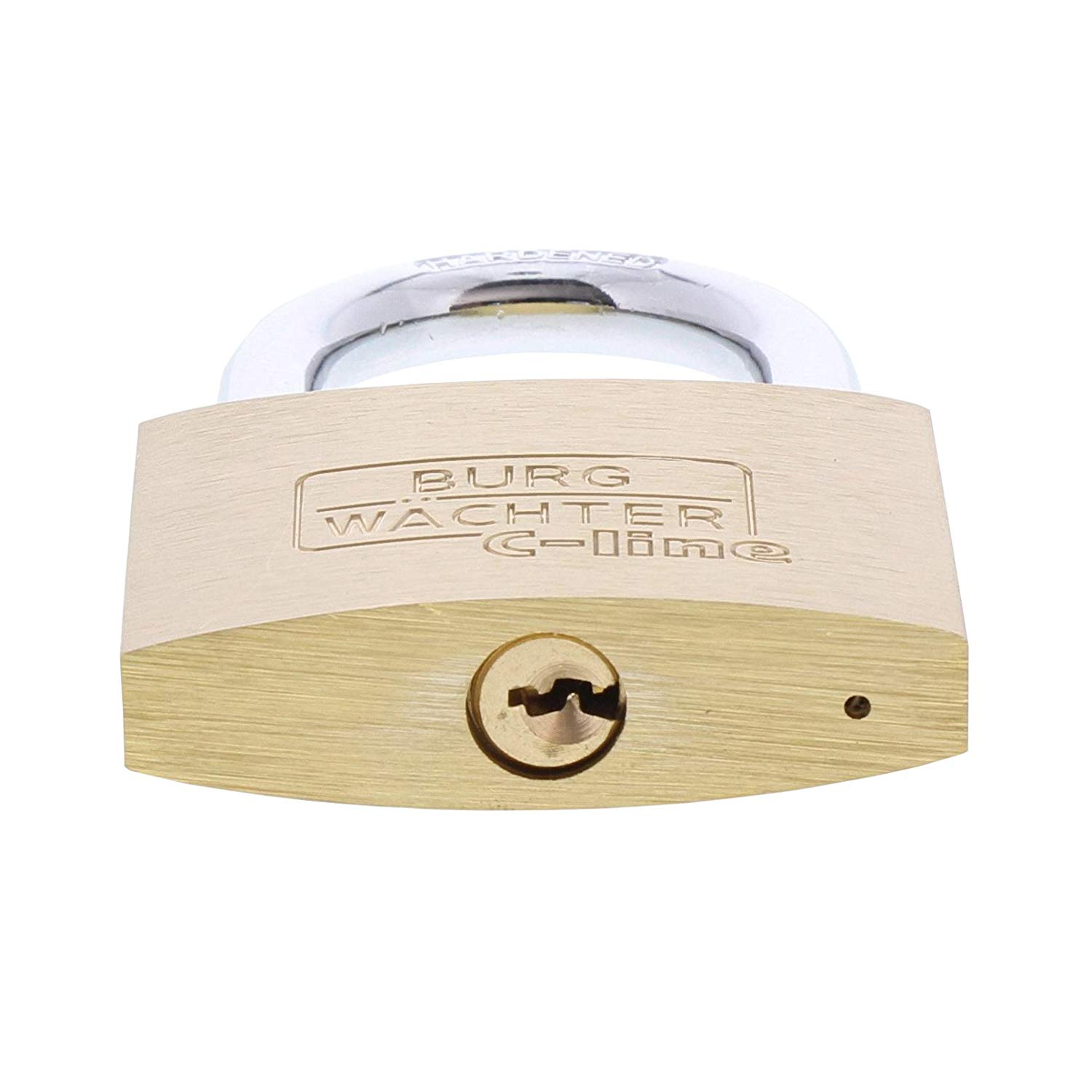 Burg Wächter 222 60 C-Line 60 mm Padlock, Messing - Image 4