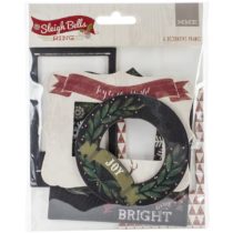 Sleigh Bells Ring Chipboard Frames,