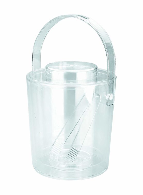 Lacor-62363-ACRYLIC D ICE BUCKET 3 LTS+TONG