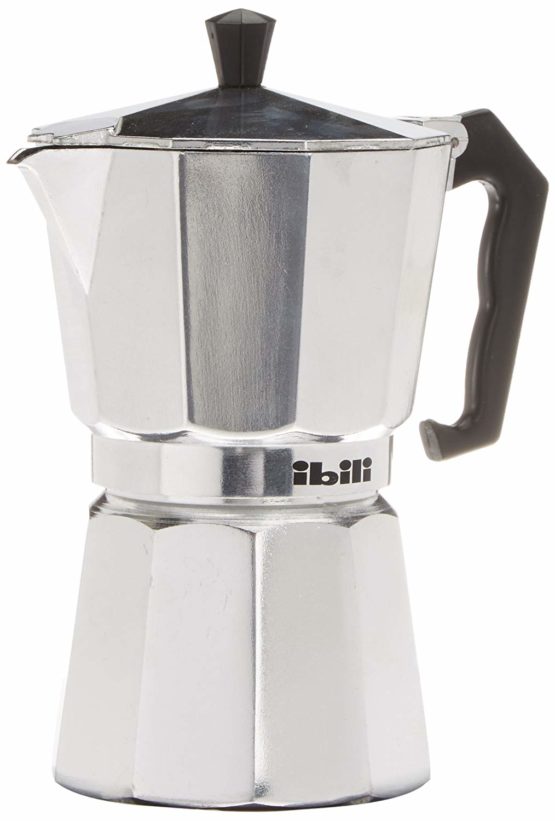 ibili 610906" Bahia Espresso/Coffee Maker, Aluminium, Silver/Black