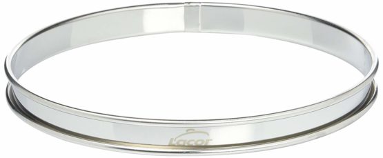 LACOR 68120 18/10 Stainless Steel Tart Ring, 20 x 2.2 cm, Silver