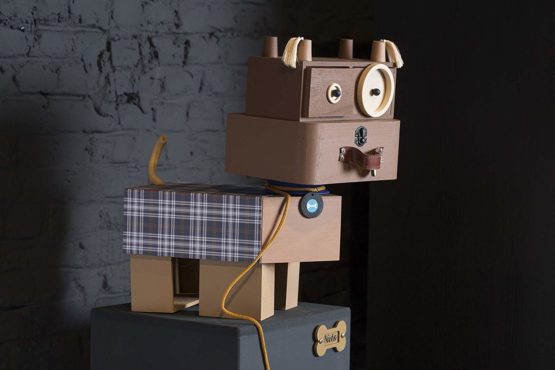Artemio Wooden Suitcase 23 x 17 x 9 cm, Beige - Image 4