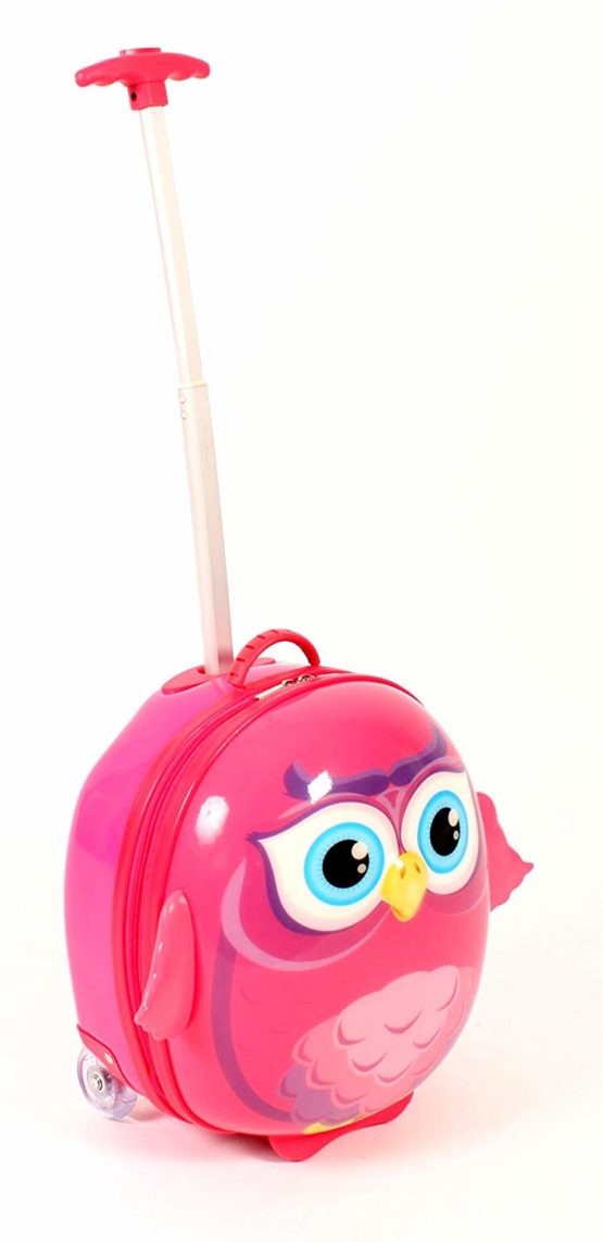 Bayer Chic 2000 Bouncie Kinder-Trolley Mit 3D-eulen-Motiv, Kindergepäck Children's Luggage, 40 cm - Image 3