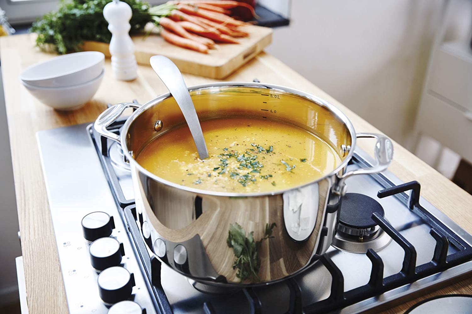 Beka Chef Stainless Steel Casserole with Lid 26 cm - Image 2