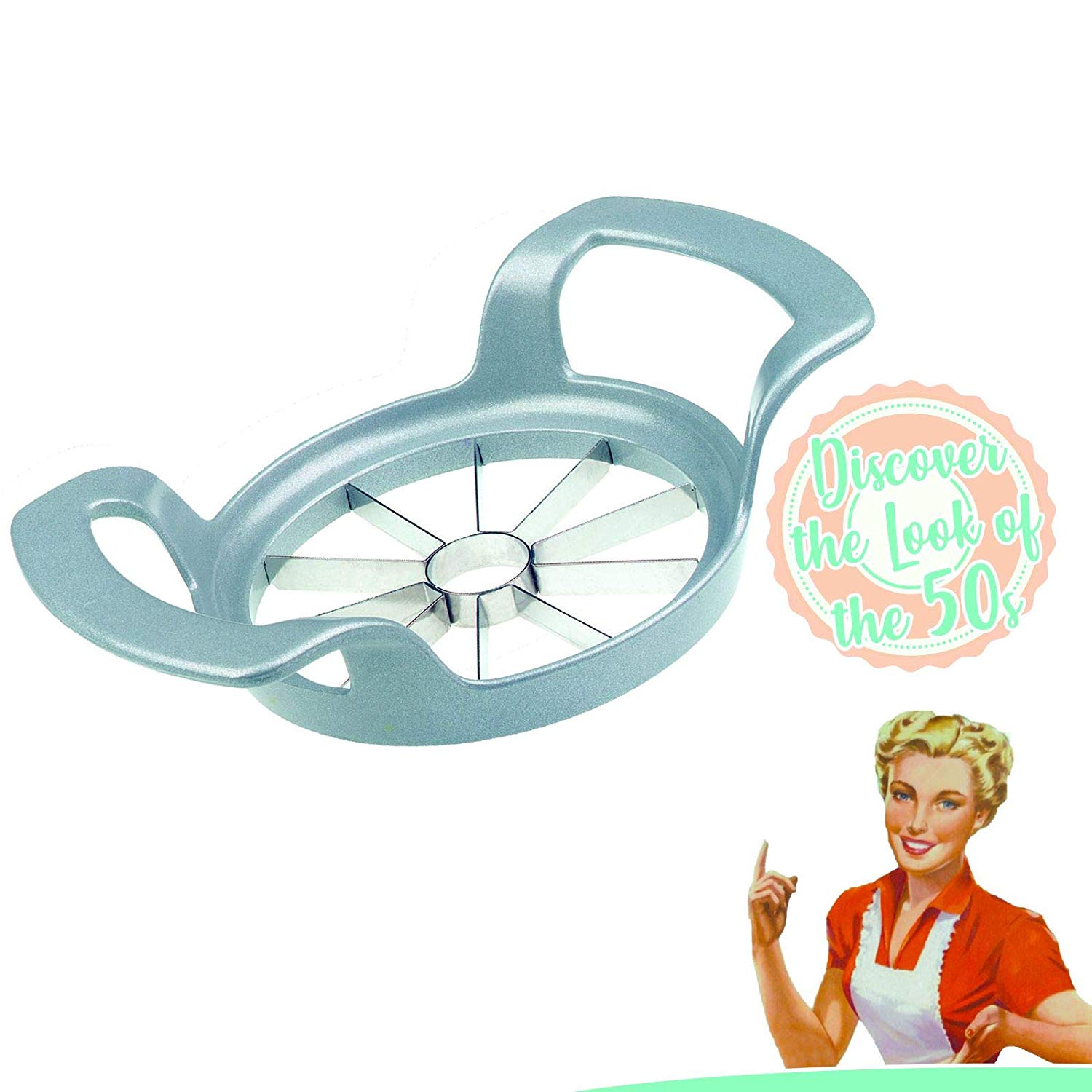 Westmark "Divisorex Retro-Look" Apple/Pear Slicer, Silver, 17x11x4 cm