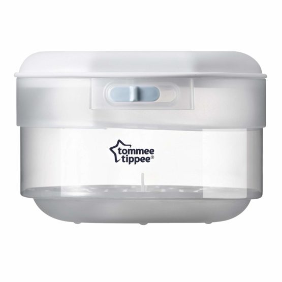 Tommee Tippee Essentials 2 in 1 Cold Water and Microwave Baby Bottle Steriliser, 4-Minute Sterilisation Cycle - Image 4