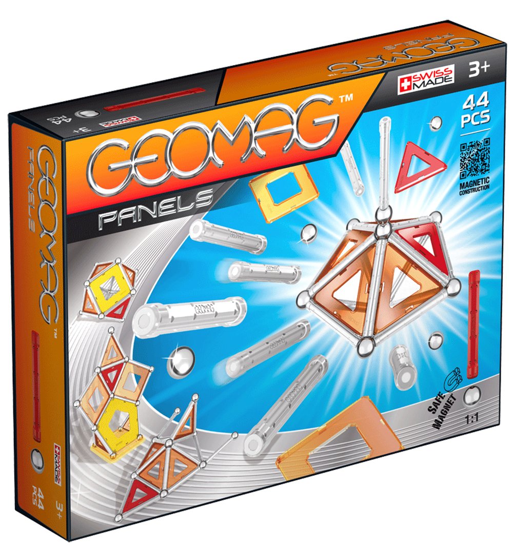 Geomag- Panels Classic, 452 - Magnetic Construction Toys, Multi-color