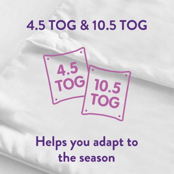 Slumberdown All Seasons King Size Duvet 4.5 Tog Plus King Size Duvet 10.5 Tog 3 in 1 Combination All Seasons Duvet King Size - Image 3