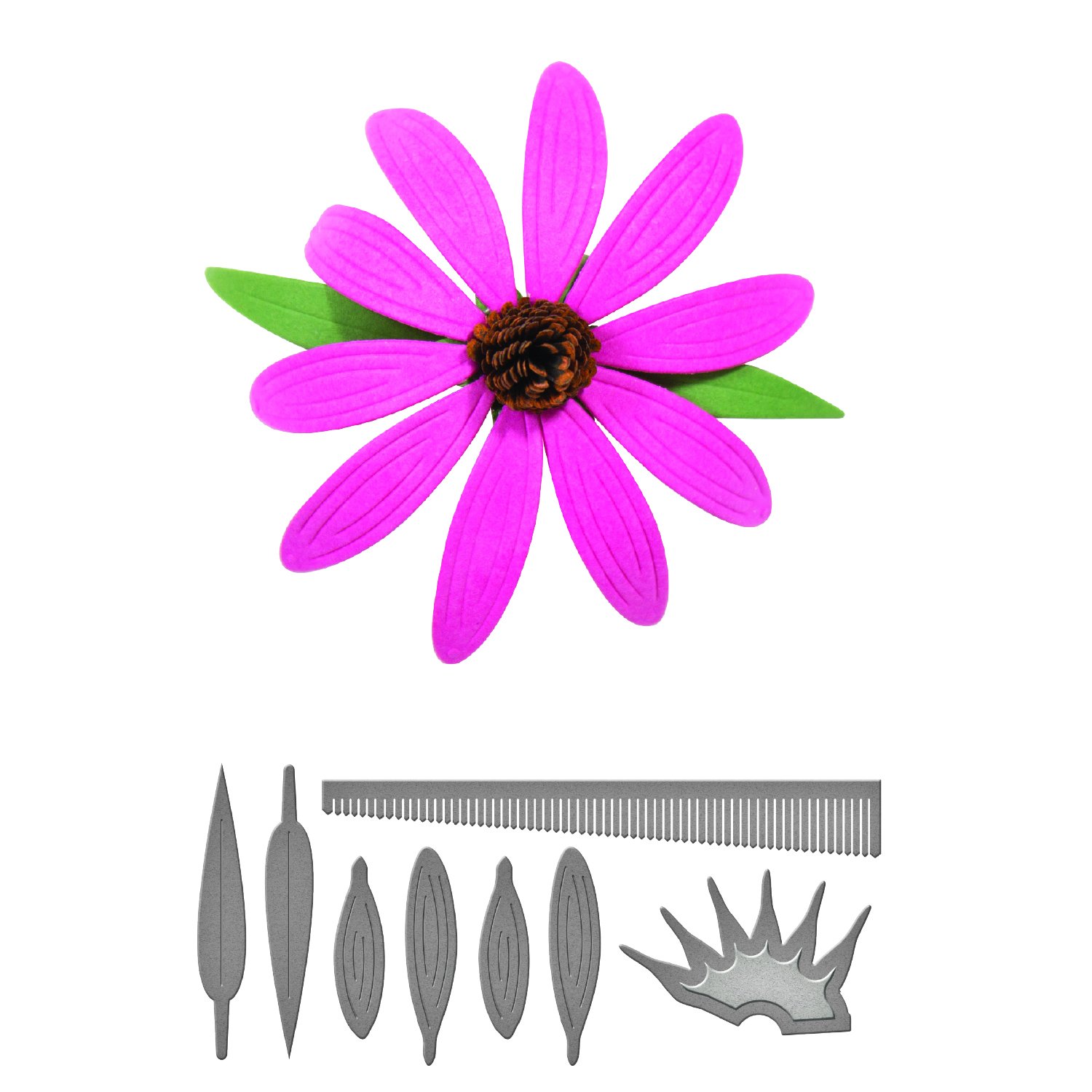 Spellbinders Spellbinders Shapeabilities Die D-Lites-Echinacea Create A Flower, Multicoloured, 0.25 x 8.89 x 17.78 cm