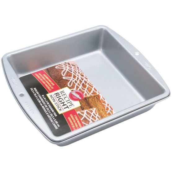 Wilton Square Cake Tin, Recipe Right, Non Stick, 20.3cm (8in) – BigaMart