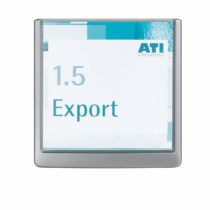 Durable Click Information Sign 149 x 148.5 mm Graphite | Door and Wall Sign | Includes Fittings | Ideal for Offices, Hotels, Public Buildings, etc.