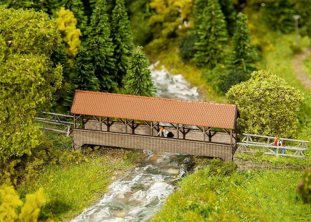 Faller FA 222574 Covered Pedestrian Bridge Game, Not Specified, standard size