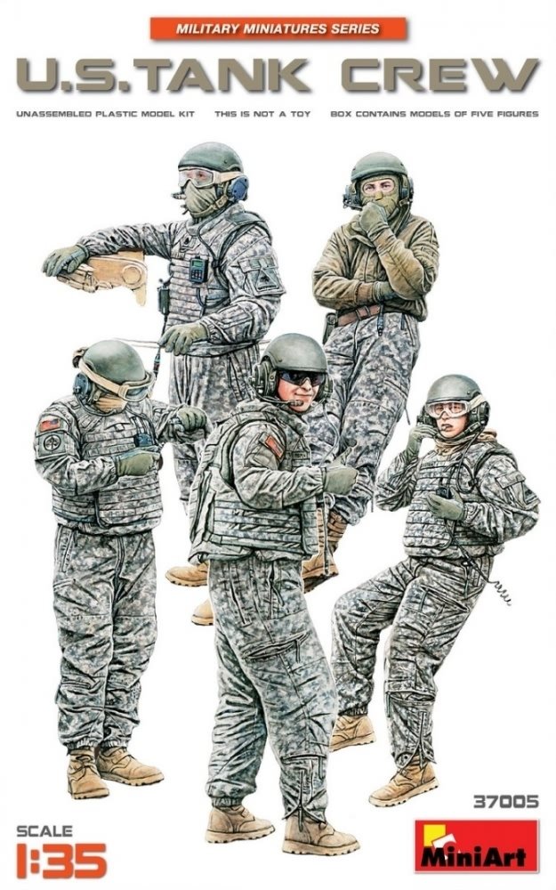 Miniart 1:35 - Modern US Tank Crew, Various, Mittel
