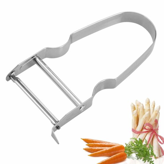 Westmark Vegetable And Asparagus Peeler, U-Shaped, Steel, Stainless Steel, 60902270
