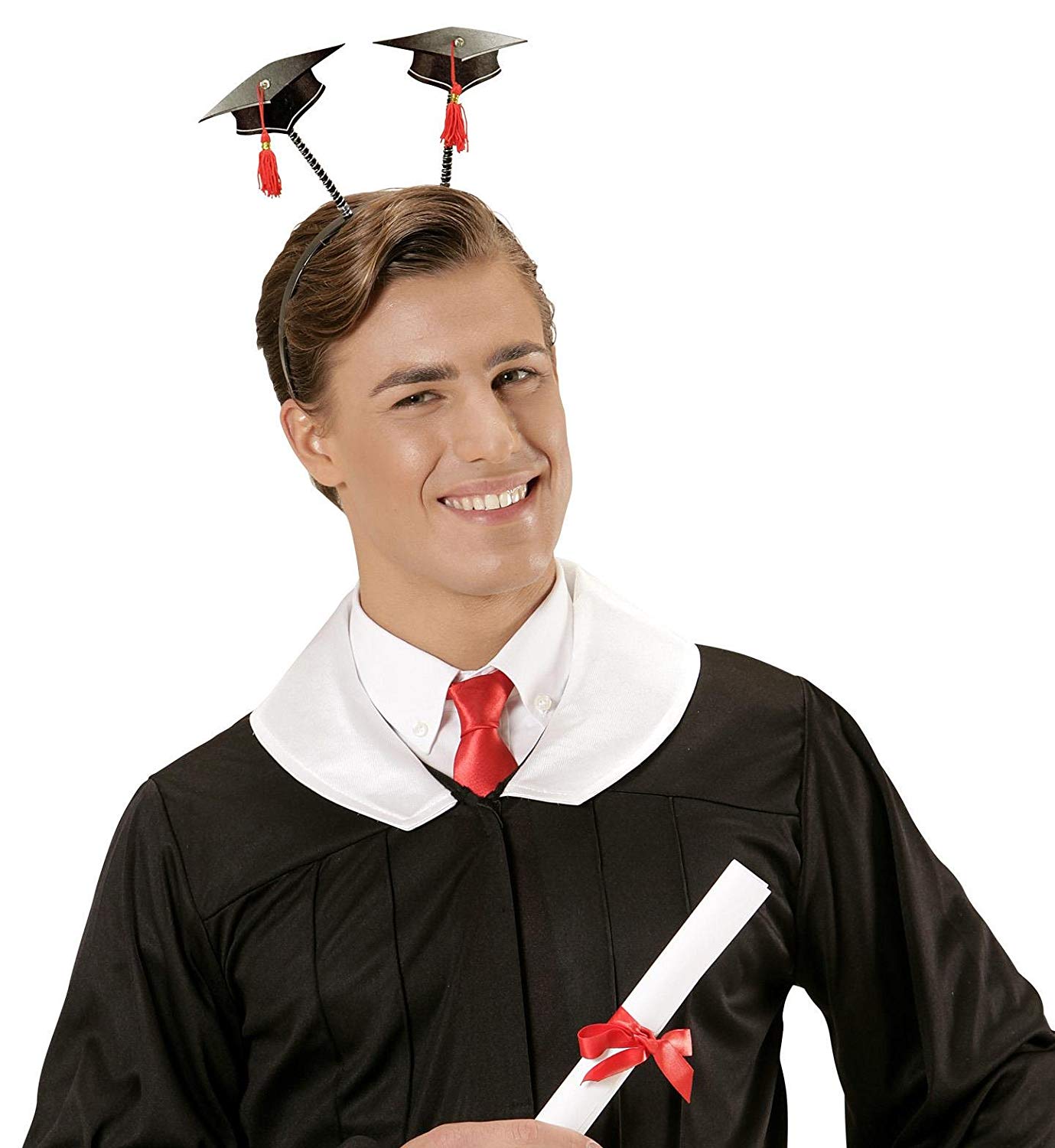 Widmann S.R.L. Akademiker Hair Band with Mortar Board ? Great Accessory for A Graduation Student or Carnival - Image 2