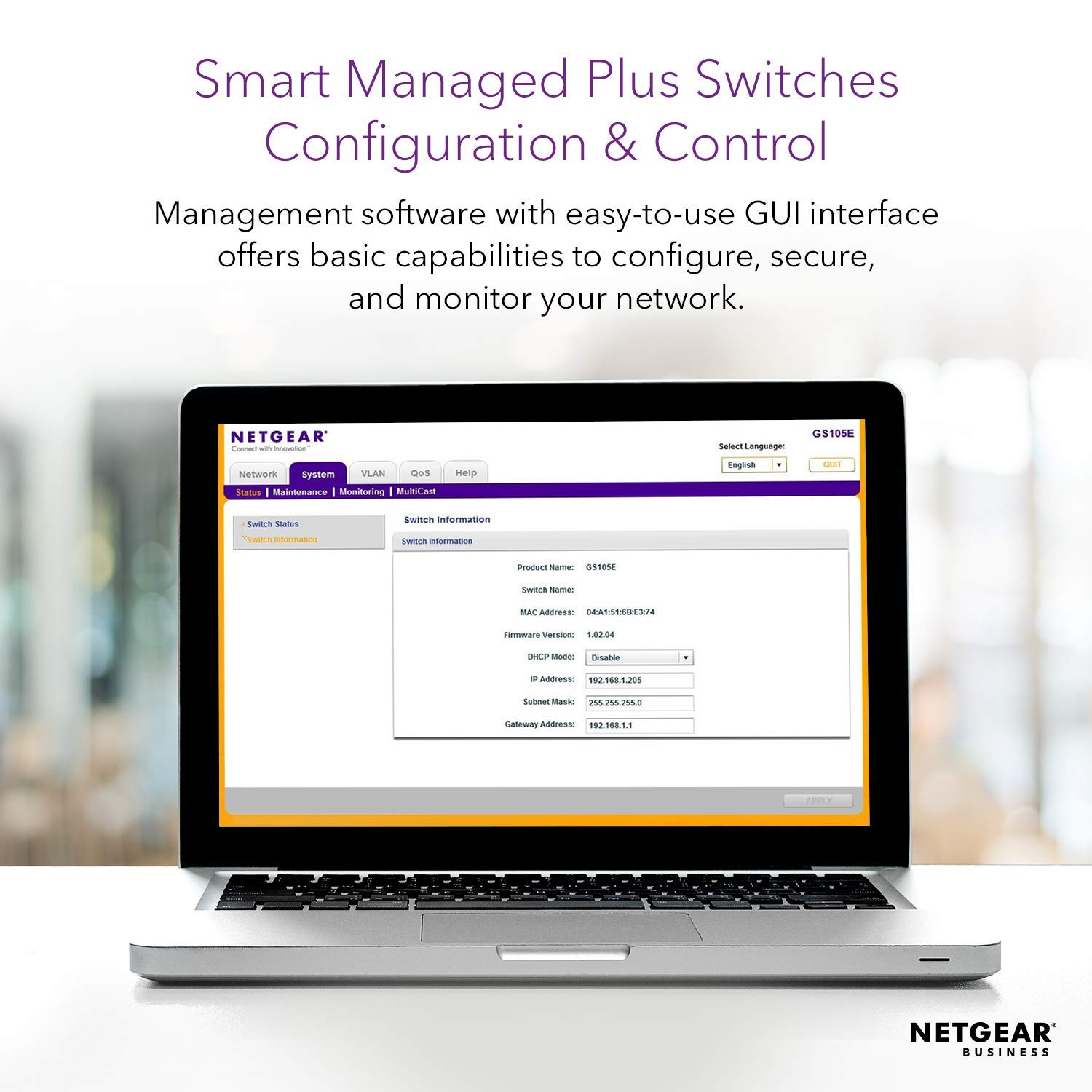 NETGEAR 8 Port Gigabit Ethernet Managed Network Switch (GS108E), Ethernet Splitter, Ethernet Hub, Plug-and-Play - Image 3