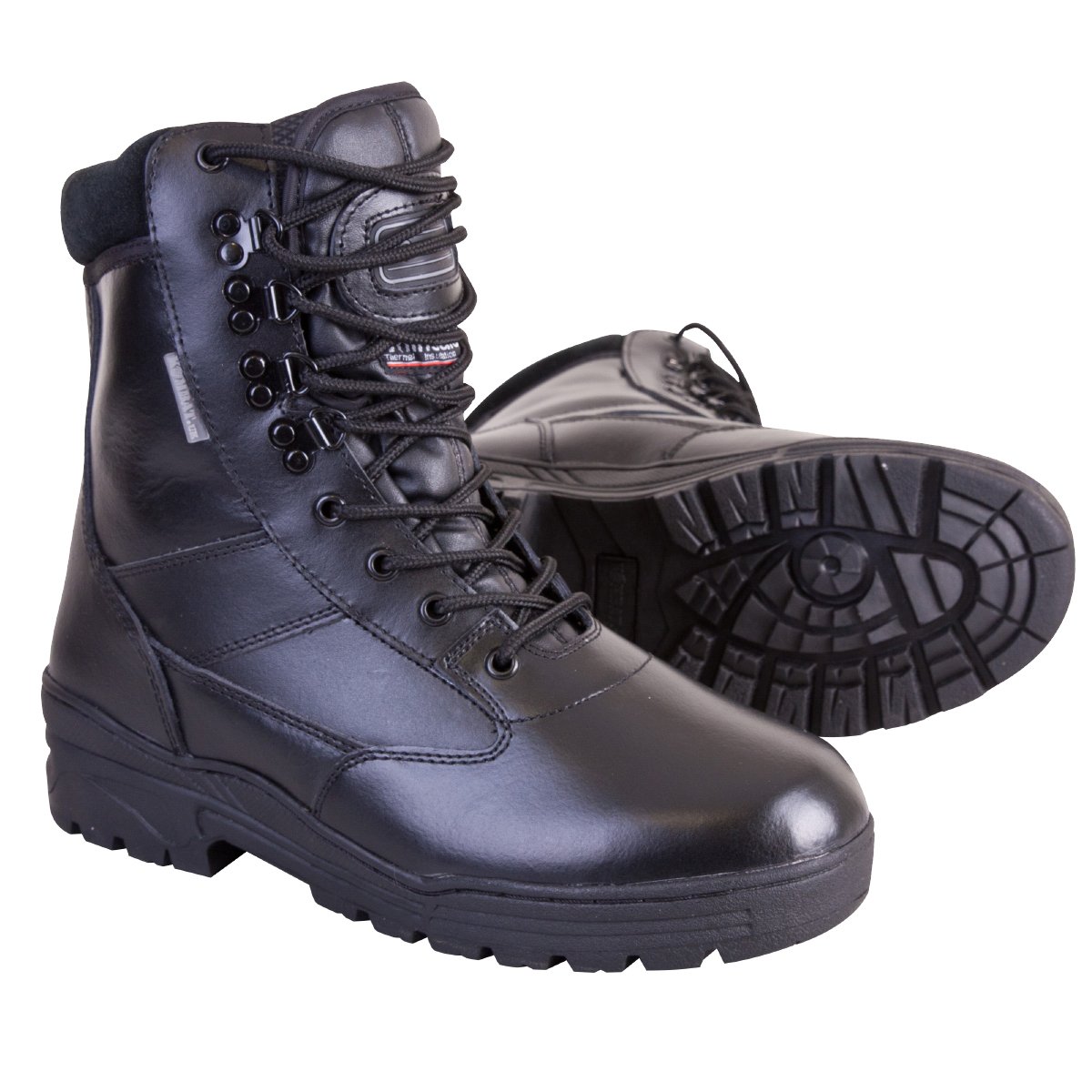 Kombat UK Men's All Leather Patrol Boots, Black, 8 UK (42 EU)
