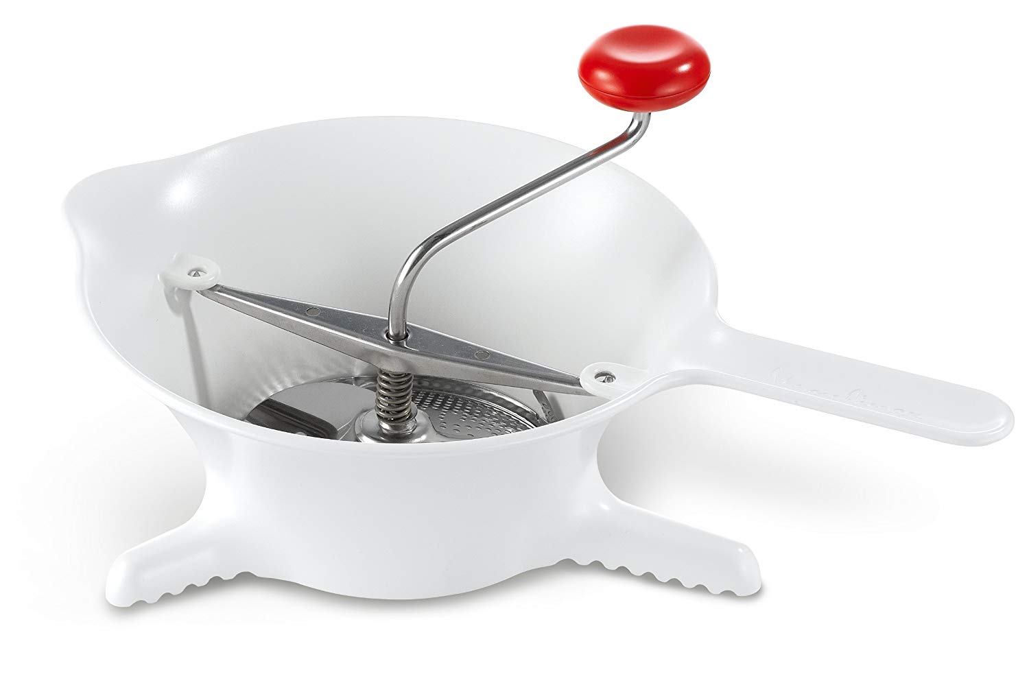 Moulinex K1012014 Large Model Plastic Vegetable Mill, made in France, Stainless Steel, Grand Modèle