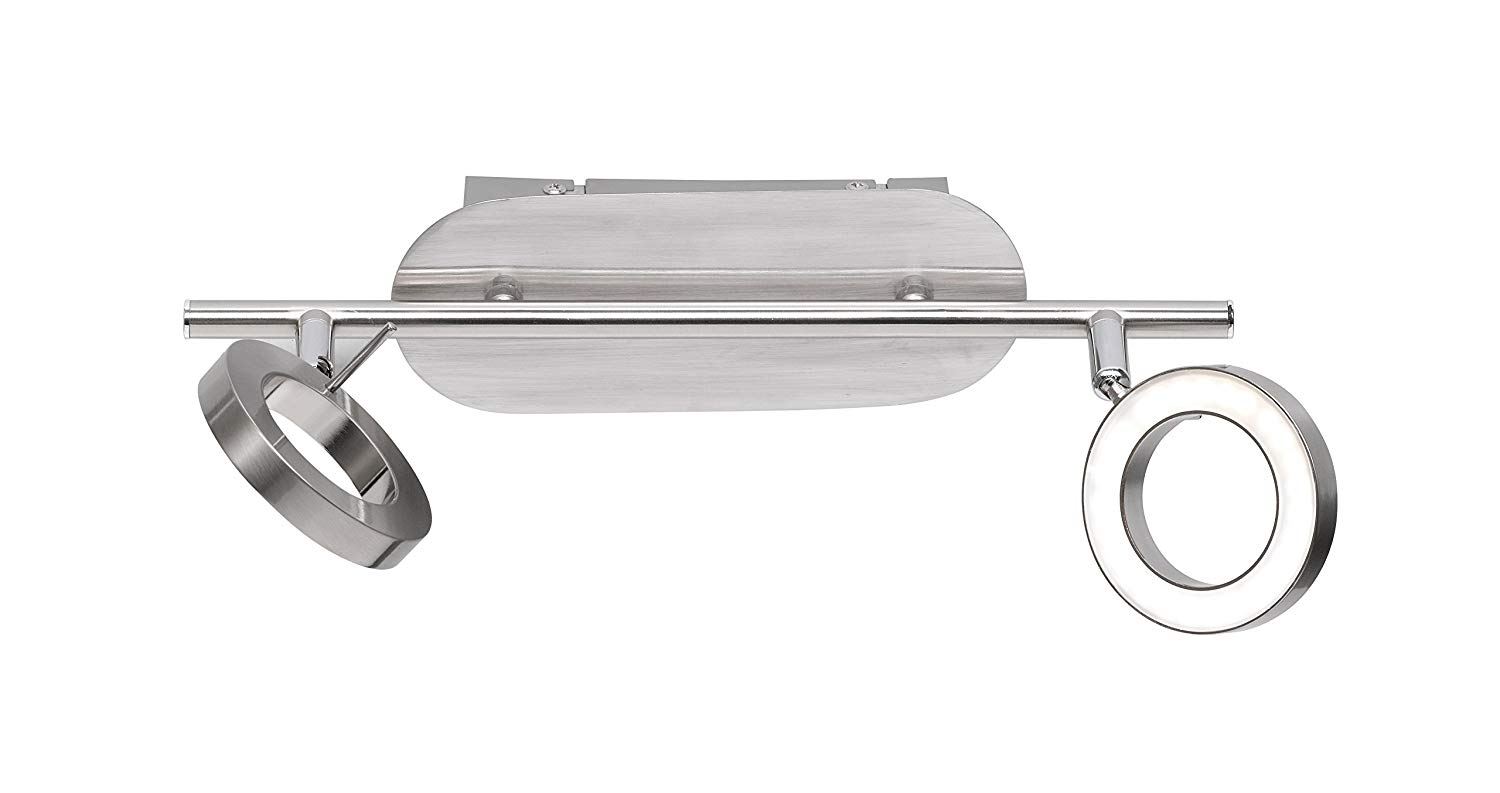 Action Ceiling Action Ceiling Beams, dual-bulb, Monza-series, 2x LED 5 W, 8 x 18,5 x ...
