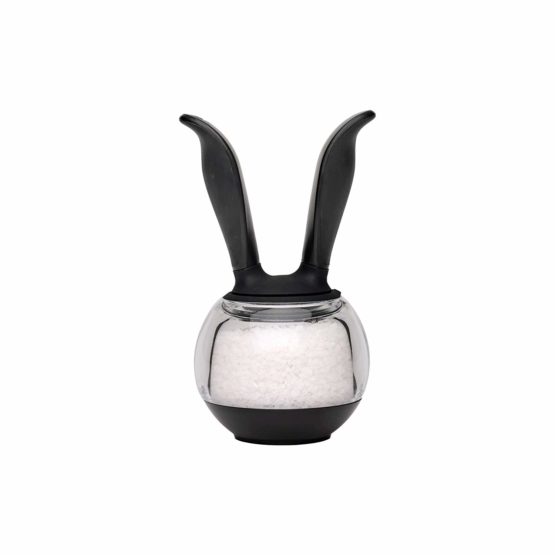 Chef'n SaltBall Salt Grinder, One Handed Refillable Salt Mill, Adjustable from Ultra-Fine to Coarse, 8 x 8 x 15 cm