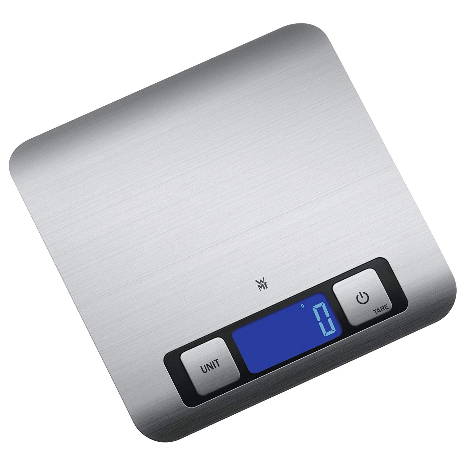 WMF 608716030 Kitchen Scale, Stainless Steel, Silver, 3.4 x 37 x 8.1 cm