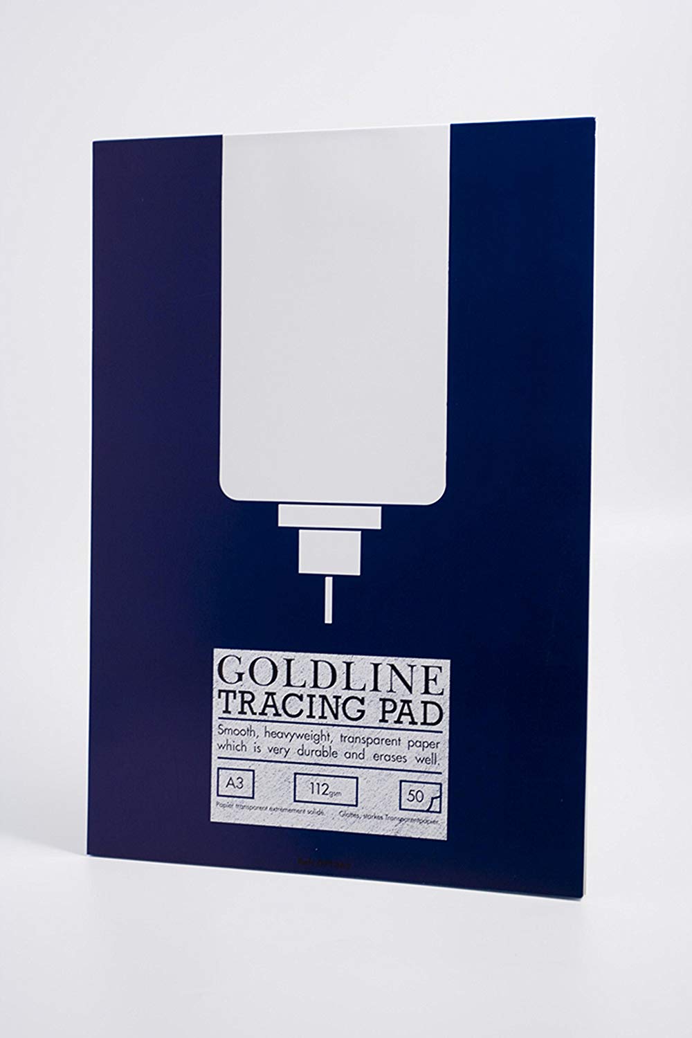 Goldline Heavyweight A3 Tracing Pad, 112 gsm, 50 Sheets - Image 2
