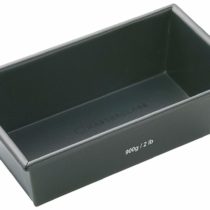 MasterClass KCMCHB20 2 lb Loaf Tin with PFOA Free Non Stick, Robust 1 mm Carbon Steel, 21 x 11 cm Bread Pan, Grey