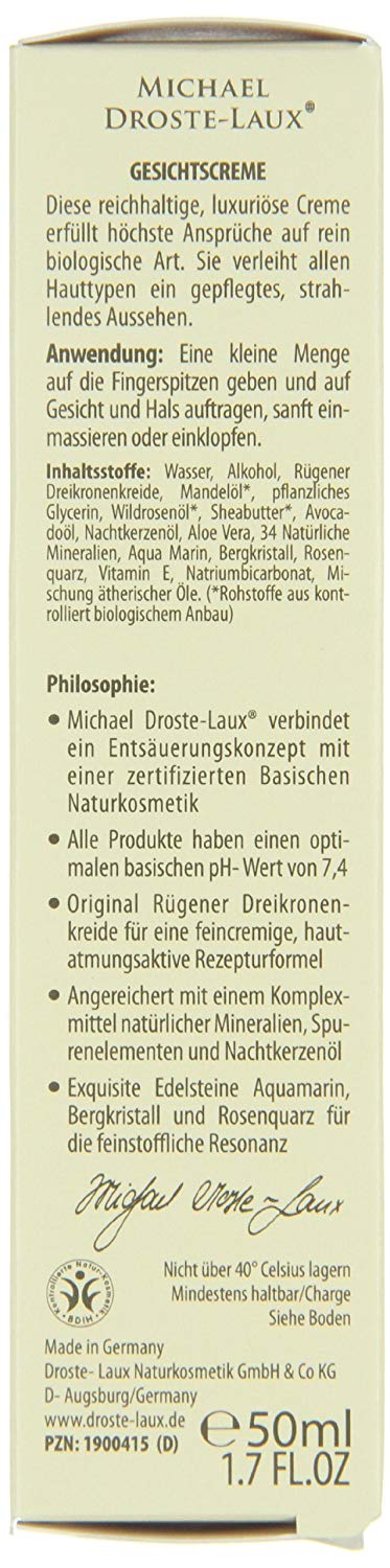 Droste-Laux Naturkosmetik Michael Basic Face Cream 50 ml, 50 ml (Pack of 1) - Image 2