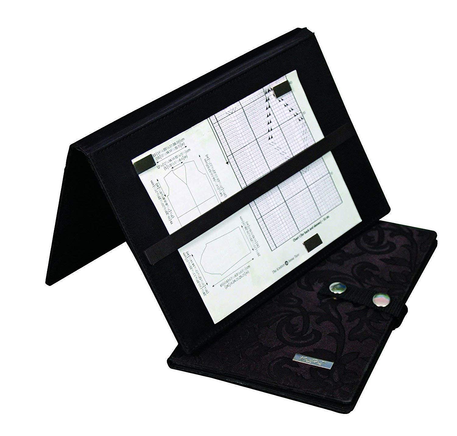 KnitPro KP10730 Magma Knitting Chart Keeper Fold Up Style, Black,50 x 2 x 30 cm, 25x30cm