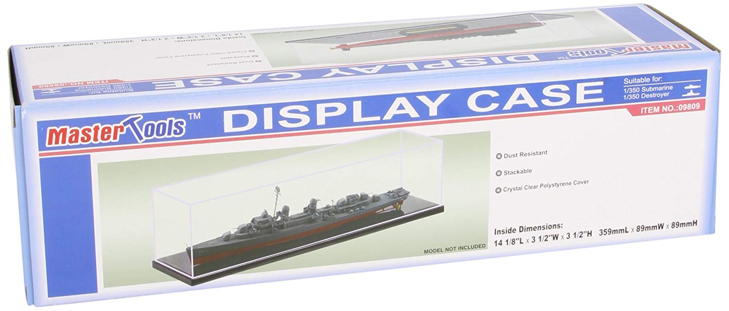 Trumpeter Display Cases -359mm x 89mm, Clear