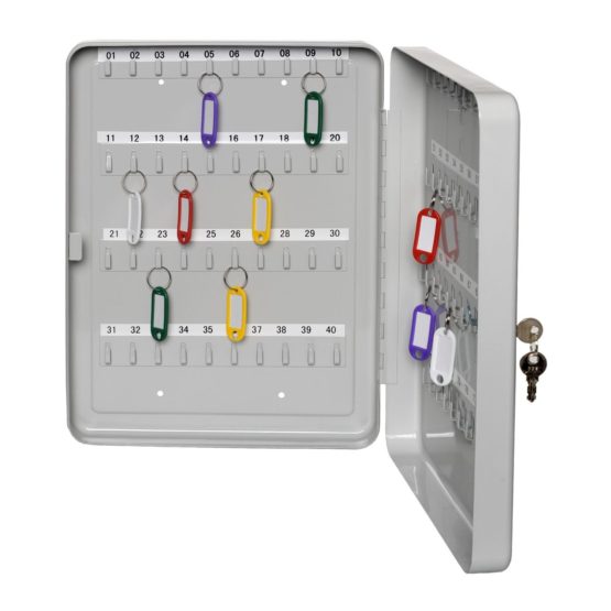 Alco-Albert 892 Key Cassette for 40 Keys – 200 x 160 x 80 mm Light Grey - Image 2