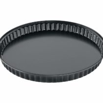 Küchenprofi 0 Bake One Quiche Tin with Loose Base 20 cm, Steel Sheet, sheet steel, Black, 24 x 24 x 3 cm