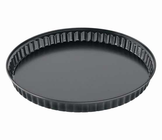 Küchenprofi 0 Bake One Quiche Tin with Loose Base 20 cm, Steel Sheet, sheet steel, Black, 24 x 24 x 3 cm