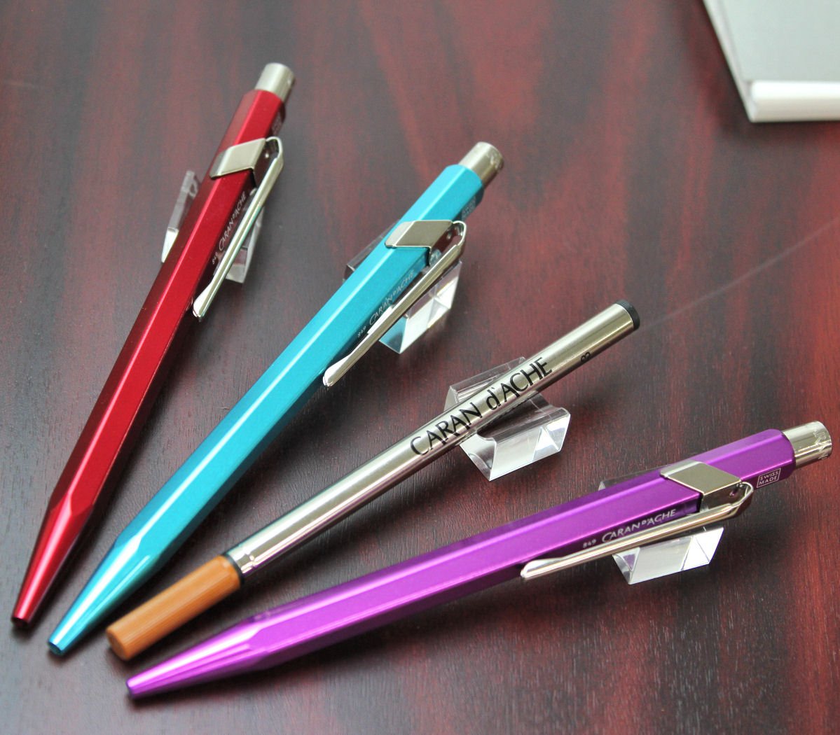 Caran d'Ache 849 Metal Range Ball Pen - Metal-X Violet - Image 4
