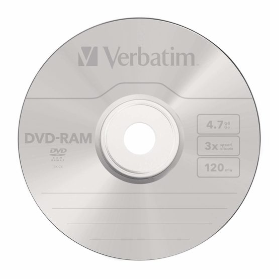 Verbatim 43450 DVD-RAM 3x 4.7GB 5pk - Image 3