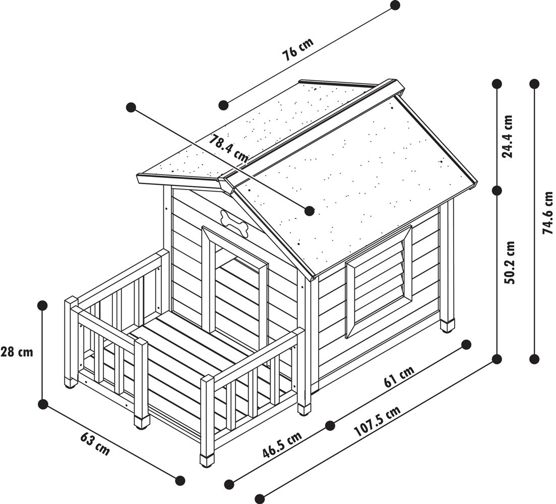Nobby Dog Kennel Talamone Java, Multicolor - Image 2