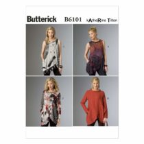 Butterick Patterns 6101 ZZ Sizes Large 16 - 18/ Extra-Large 20 - 22/ Extra-Large 24 - 26 Misses Tunic